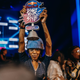 Angela “Angyil” McNeal holding her trophy after winning Red Bull’s Dance Your Style National Finals USA